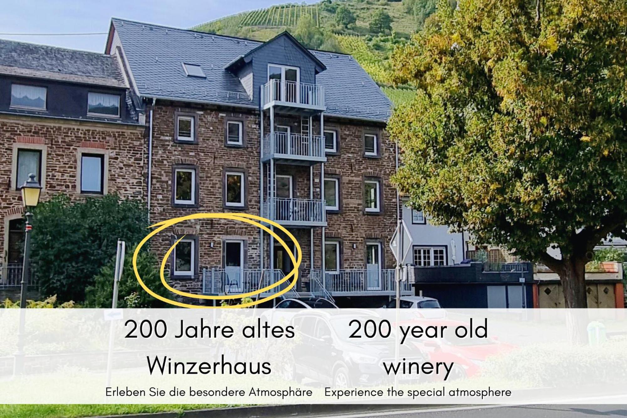 ブレムWinzerhaus Am Calmont - Moselidyll Im Winzerhausアパートメント エクステリア 写真
